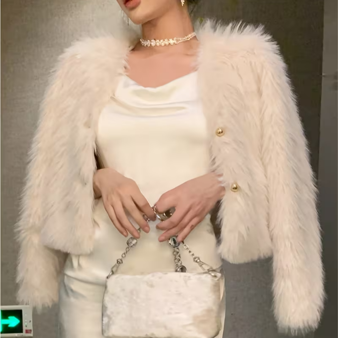 Fluffy Faux Fur Winter Coat - Image 2