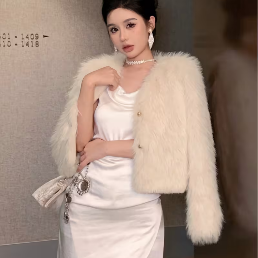 Fluffy Faux Fur Winter Coat - Image 3