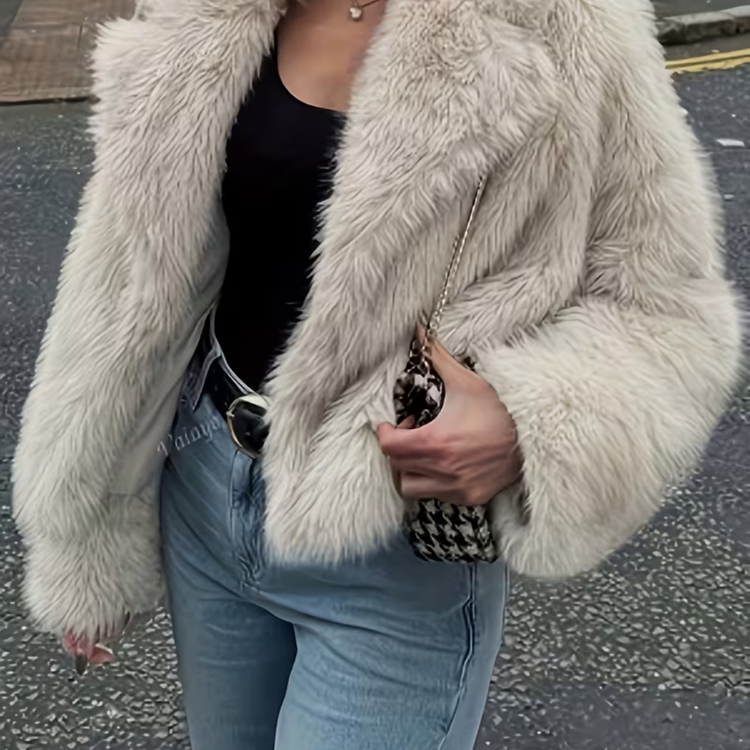 Fluffy Faux Fur Winter Coat - Image 4
