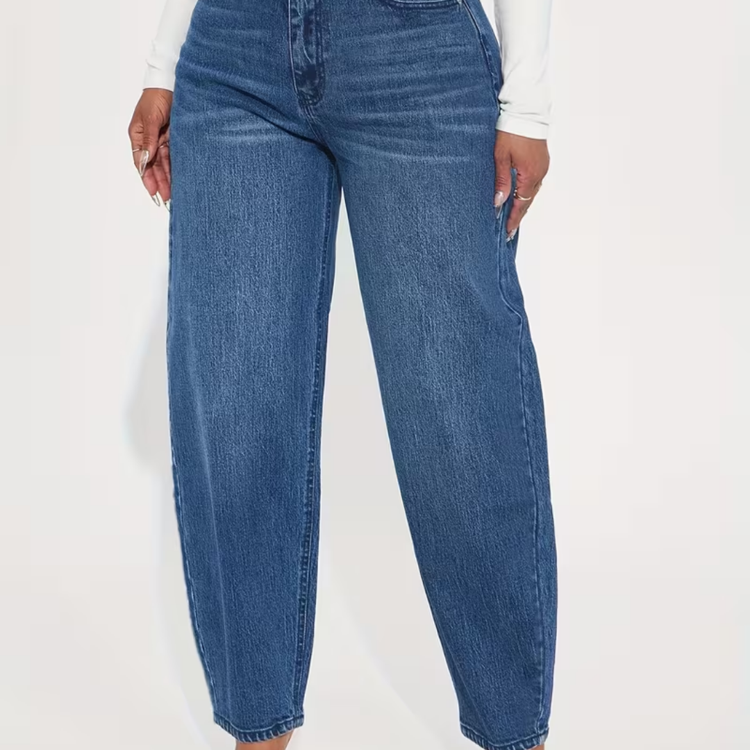 Distressed Wide-Leg Denim Jeans - Image 5