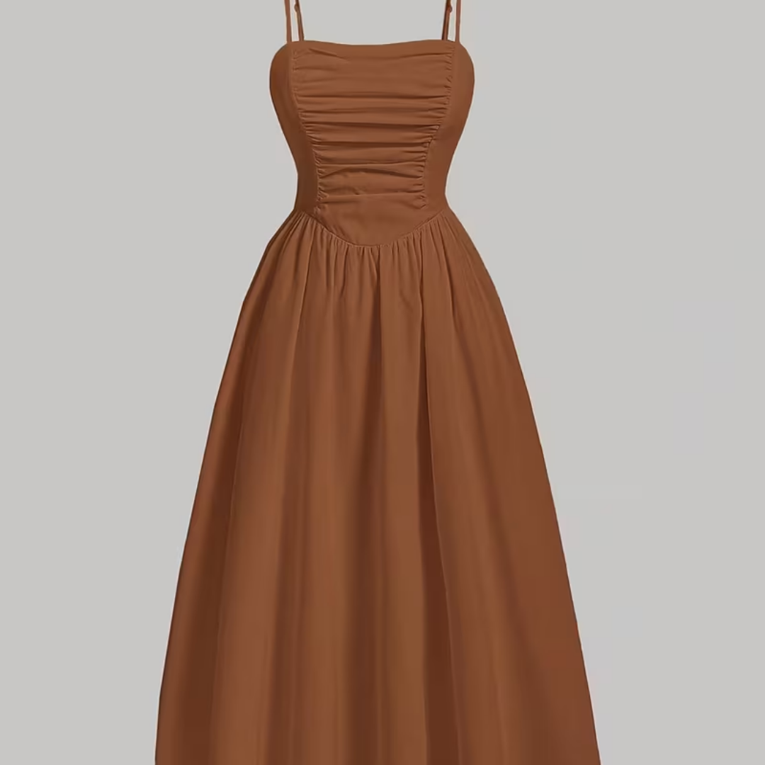 Strapless Back-Tie Wrap Maxi Dress